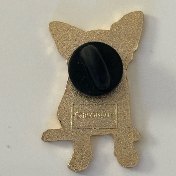 George Rodrigue Blue Dog New Orleans Saints Jersey Mini Lapel Pin Tie Tac Brees - Picture 2 of 7